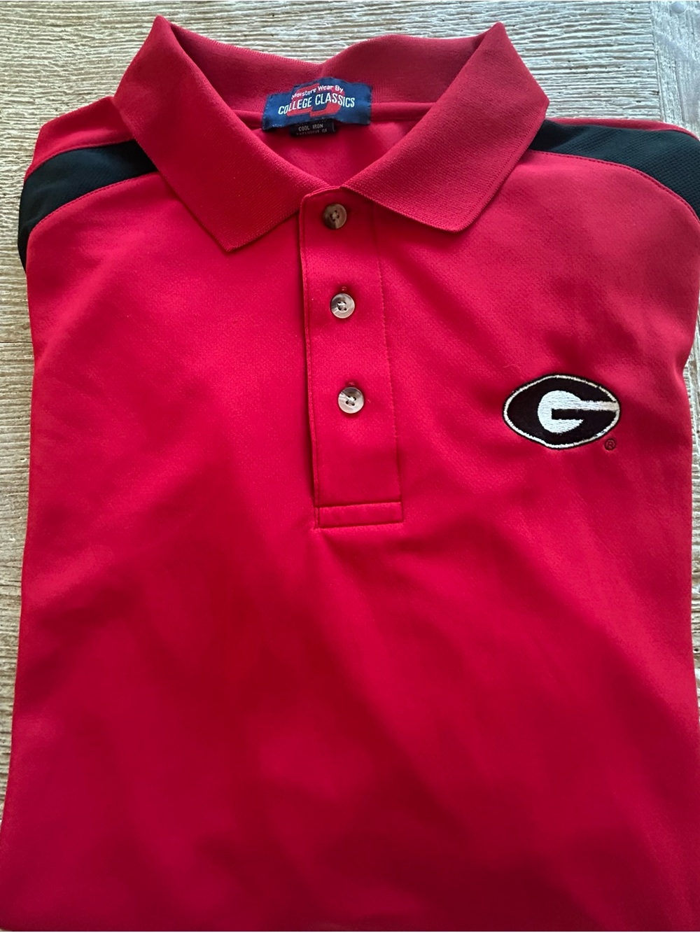 Georgia Bulldogs Polo/Golf Shirt, Size Large